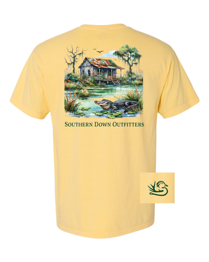 Swamp Shack Men's Short Sleeve Southern Down Outfitters Tee